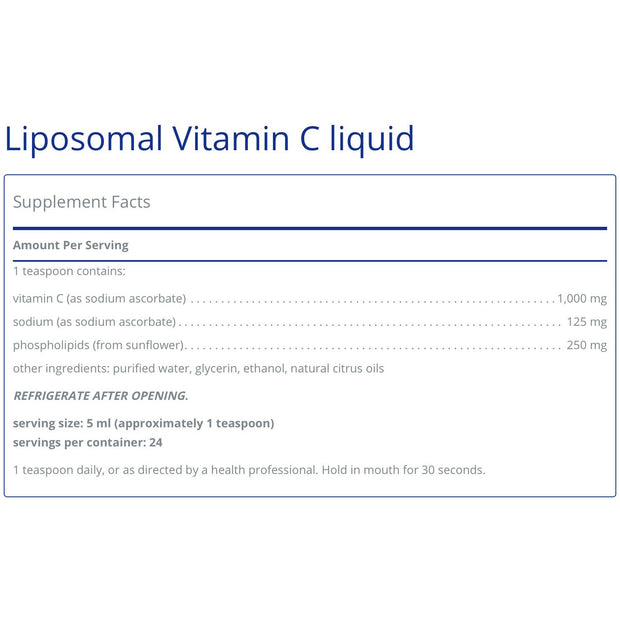 Liposomal Vitamin C Liquid (120ml)