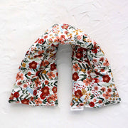 SaidoniaEco - Neck and Body Wrap - Hot Cold Weighted Rice  Bag Boho Flower