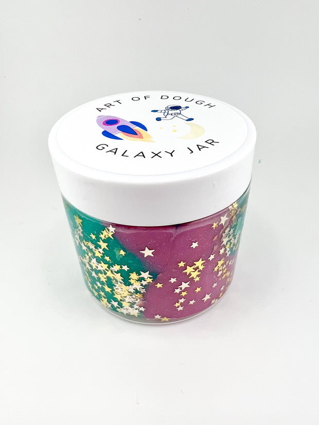 Art of Dough - Space + Galaxy Themed Sensory Jar