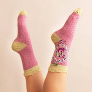 Powder Design inc - A-Z Alphabet Monogram Letter Ankle Socks