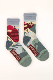 Powder Design inc - Men's Ancient Temple Gift Socks