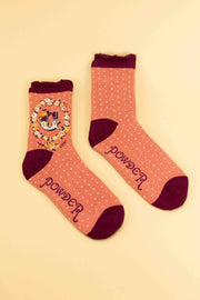 Powder Design inc - A-Z Alphabet Monogram Letter Ankle Socks