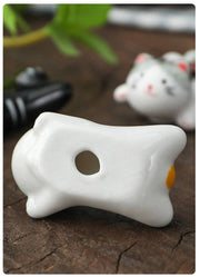 Gohobi - Gohobi Ceramic Front Lying Cat Chopstick Rest