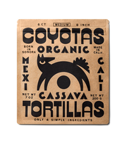 COYOTAS - Organic Cassava Tortillas MEDIUM (6")