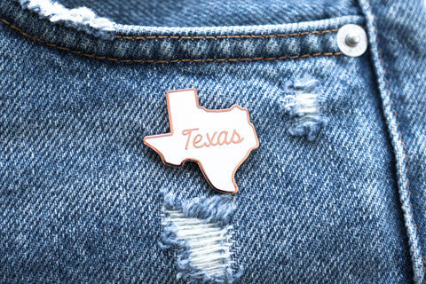 Everyday Olive - Texas Pin