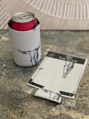 Crooked Halo - "Bull Skull" Neoprene Can Sleeve