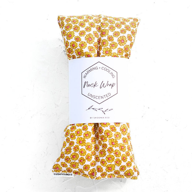 SaidoniaEco - Heating Rice Pack for Neck and Body - Mini Flowers