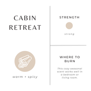 Slow North - Cabin Retreat Travel Tin Candle (Seasonal)