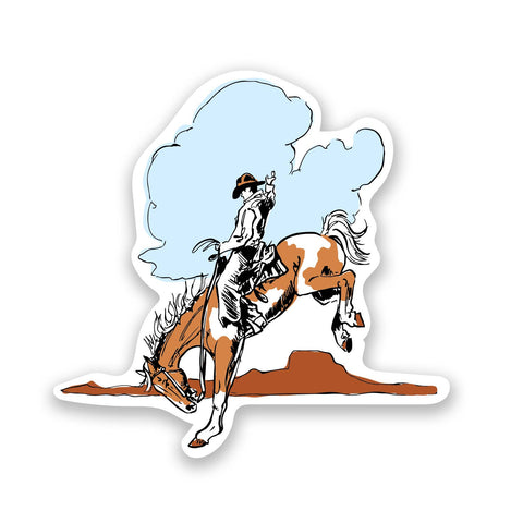 Antiquaria - Cowboy Clouds Single Sticker