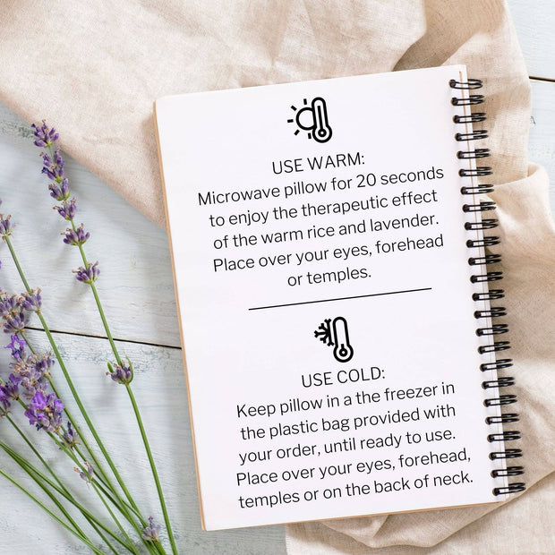 SaidoniaEco - Lavender Eye Pillow - Floral Field