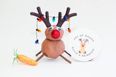 Art of Dough - Build a Reindeer Sensory Jar