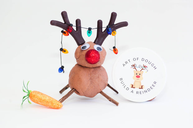 Art of Dough - Build a Reindeer Sensory Jar