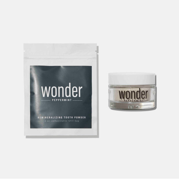 Wonder - Peppermint Tooth Powder: 3 oz Refill Bag