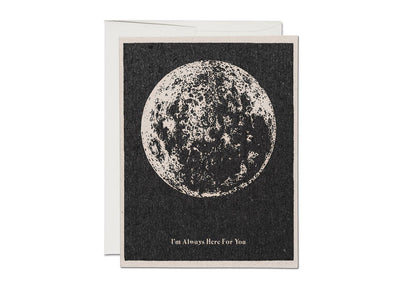 Red Cap Cards - Here for You Moon sympathy greeting card