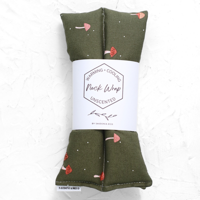SaidoniaEco - Neck and Body Heating Pad - Mushrooms