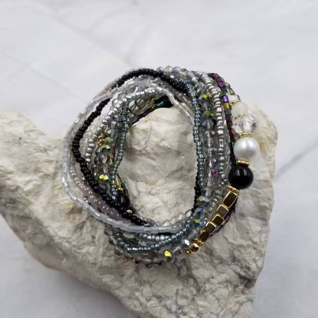 The Pretty Jewellery - Seed Bead Stackable Bracelets