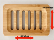 Zefiro - Wooden Soap Dish - Large Rectangular