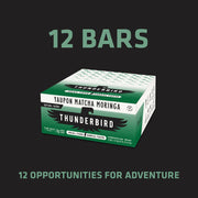 Thunderbird Real Food Bars - NEW! Yaupon Matcha Moringa - Box of 12 Bars