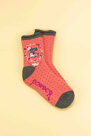 Powder Design inc - A-Z Alphabet Monogram Letter Ankle Socks