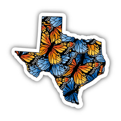 Big Moods - Texas Butterfly Pattern Sticker