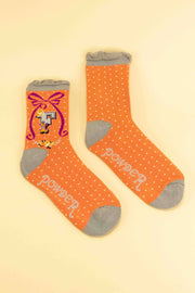 Powder Design inc - A-Z Alphabet Monogram Letter Ankle Socks