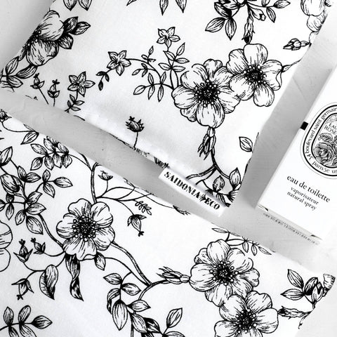 SaidoniaEco - Lavender and Rice Relaxation Eye Mask Pillow - Pure Cotton
