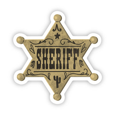 Big Moods - Western "Sheriff" Sticker