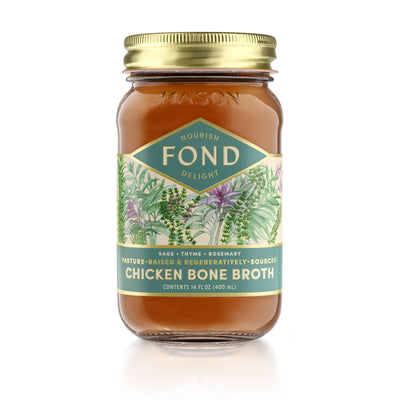 Fond Bone Broth - Bouquet Garni Pasture-Raised Chicken Bone Broth 14oz