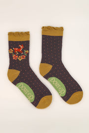 Powder Design inc - Vintage Fawn Ankle Socks - Lilac