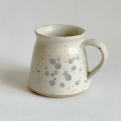 TerraKlay - Small Freckled Handmade Off White Mug