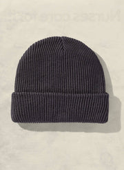 Hemp Slacker Beanie (+8 Colors)- Charcoal/Navy