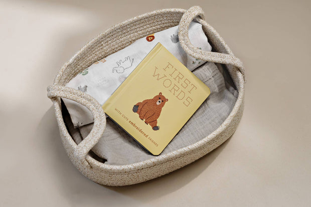 Paige Tate & Co. - First Words w/ Cute Embroidered Friends (stocking stuffers)