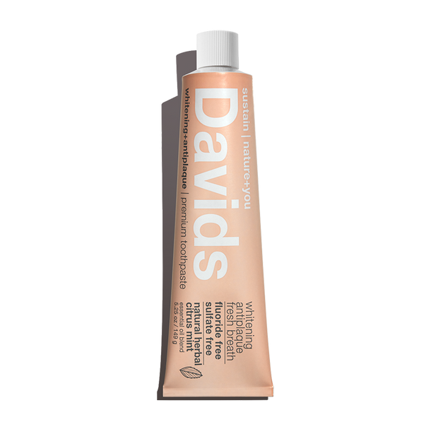 Davids Natural Toothpaste - Davids premium toothpaste  /  herbal citrus peppermint