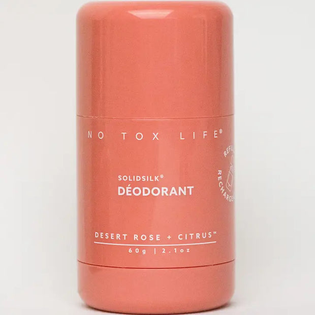 No Tox Life - SOLIDSILK™ Deodorant (Desert Rose & Citrus) Refillable