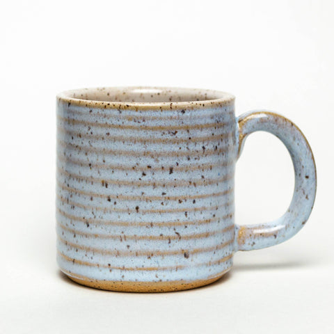 White Squirrel Clayworks - Periwinkle Blue Hand-thrown, in Ohio, Ceramic 12-14 oz Mug