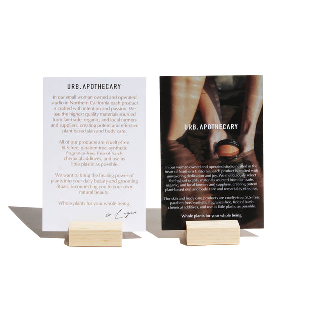 URB APOTHECARY - SHELF TALKERS