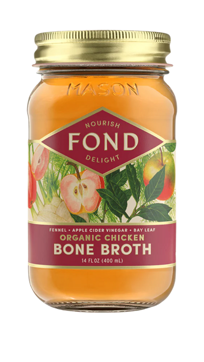 Fond Bone Broth - Fennel & Bay Leaf Pasture-Raised Chicken Bone Broth