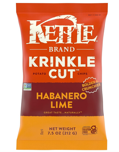 Kettle Brand - Krinkle Cut Habanero Lime