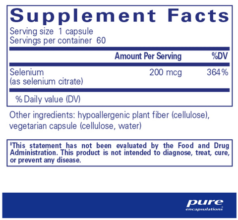 Pure Encapsulations - Selenium (citrate)