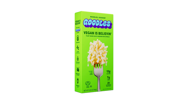 Goodles Mac & Cheese Vegan is Believin