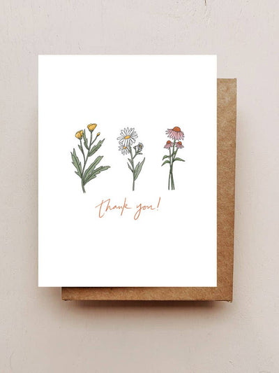 Maddon and Co - Wildflower Thank You Card