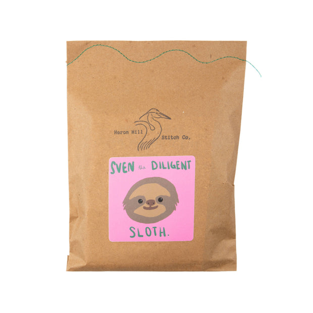 Heron Hill Stitch Co - Sven the Diligent Sloth - DIY Craft Kit