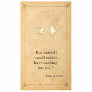 ZAD - Literary Quotes Tea Post Earrings