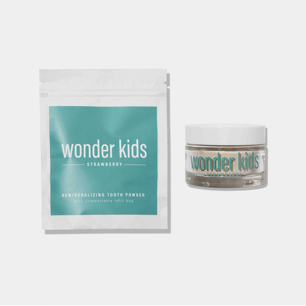 Wonder - Kid's Tooth Powder: 1.5 oz Jar (Strawberry)