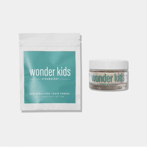 Wonder - Kid's Tooth Powder: 3 oz. Refill Bag (Strawberry)