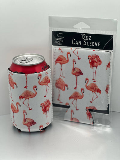 Crooked Halo - Flamingos Neoprene Can Sleeve