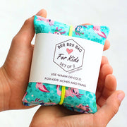 SaidoniaEco - Boo Boo Bag For Kids - Hot Cold Rice Pack Minis Assorted 2pc