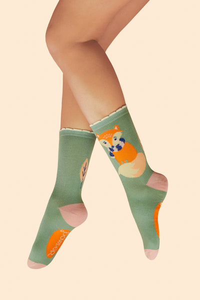 Powder Design inc - US - Cosy Fox Ankle Socks