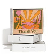 Red Cap Cards - Sunrise Thank You thank you greeting card