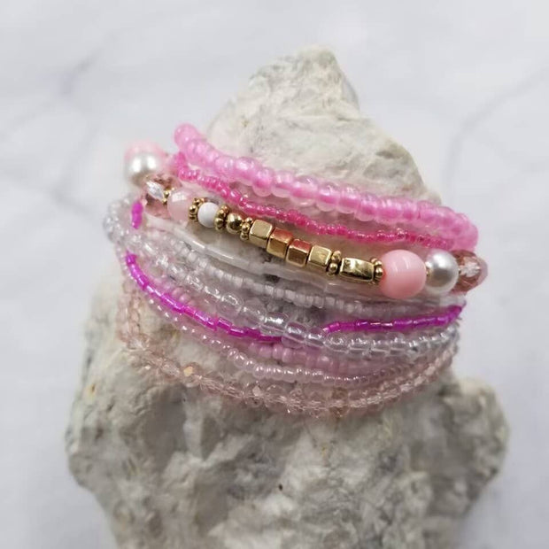 The Pretty Jewellery - Seed Bead Stackable Bracelets